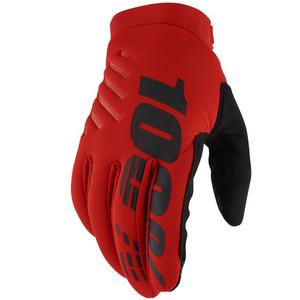 Motocross-Handschuhe 100% - USA BRISKER rot II