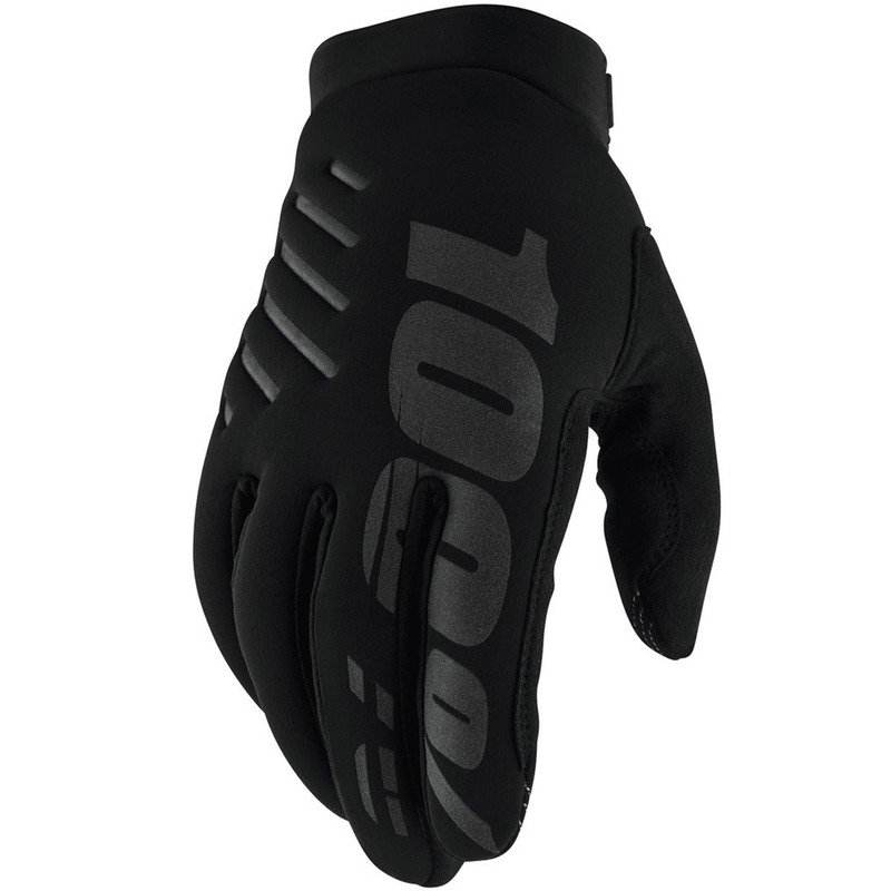 Kinder Motocross Handschuhe 100% - USA BRISKER schwarz