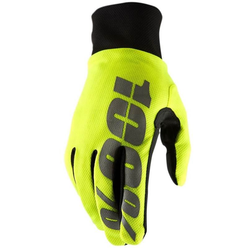 Motocross-Handschuhe 100% HYDROMATIC neongelb