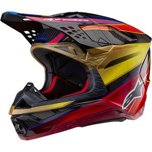 Alpinestars Supertech S-M10 Era gold-roter Motocross-Helm