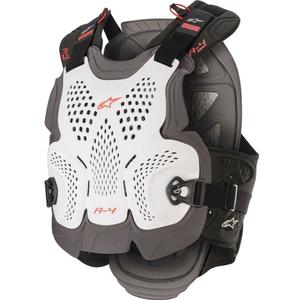 Alpinestars A-4 MAX Brustschutz weiß-anthrazit-rot
