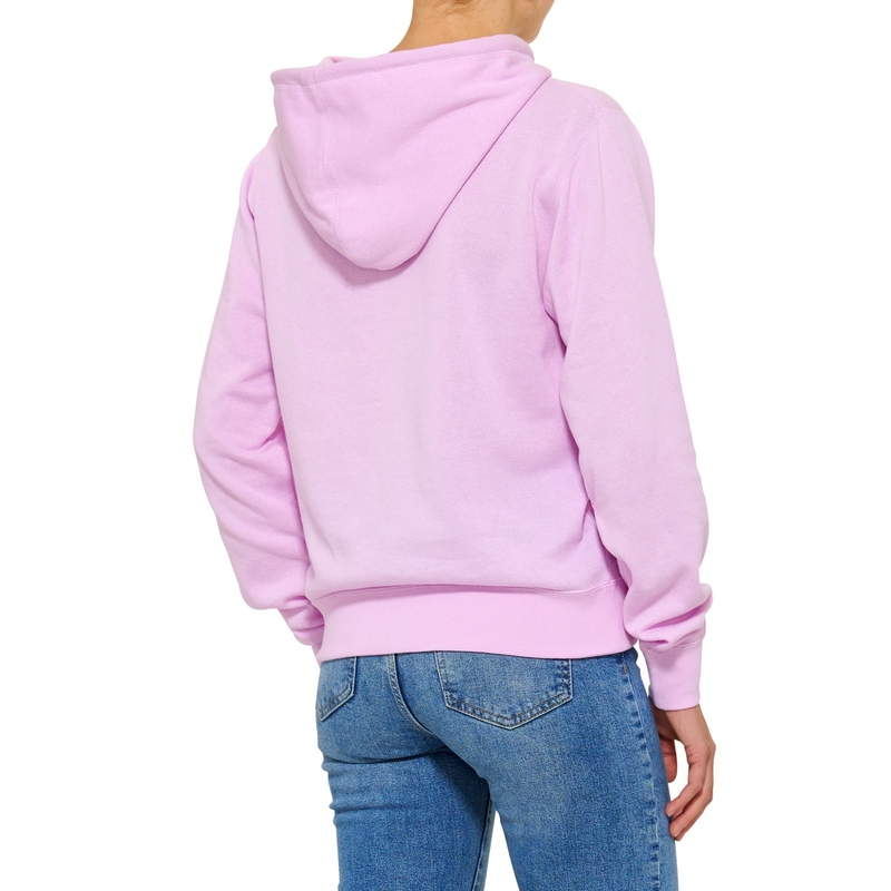 Damen Sweatshirt 100% - USA VARSITY rosa