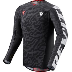 Revit Thirteen Motocross-Trikot schwarz