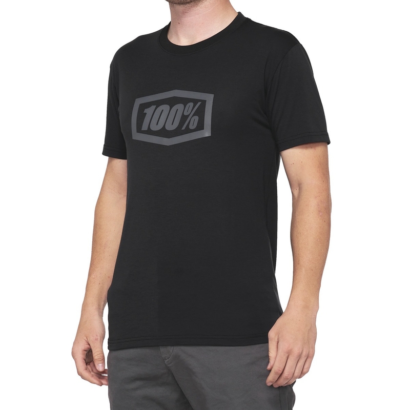 T-Shirt 100% - USA ICON TECH schwarz
