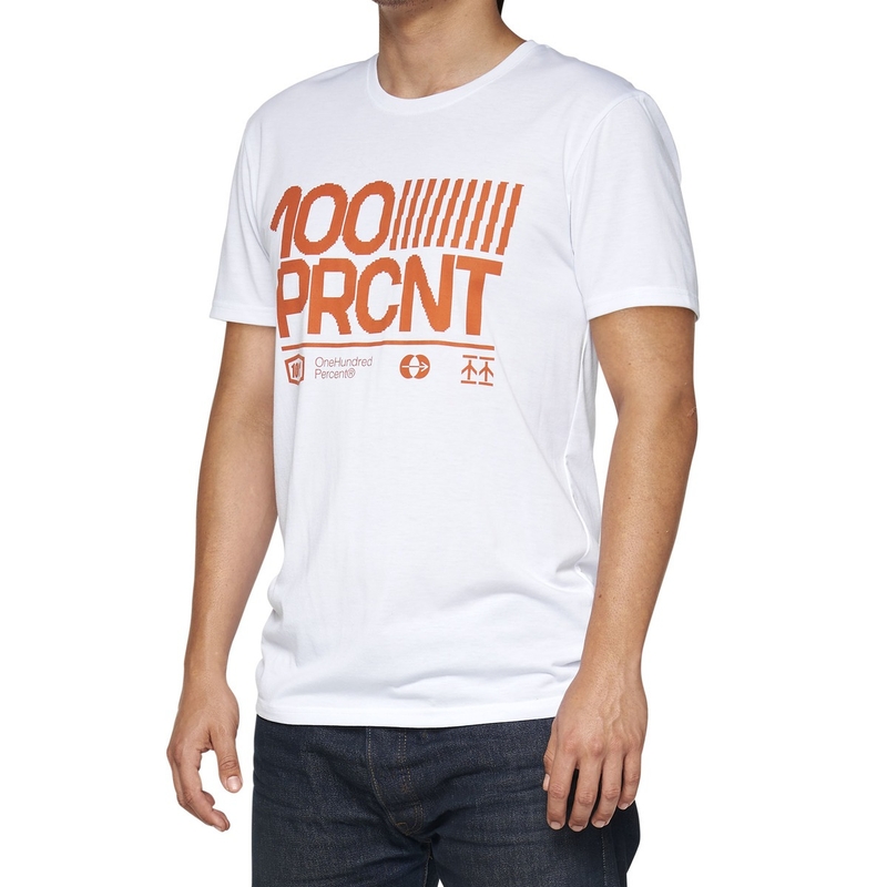 T-Shirt 100% - USA SURMAN TECH weiß