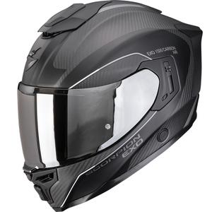 Scorpion EXO-1500 Carbon Air Mundi integrierter Motorradhelm mattschwarz-silber
