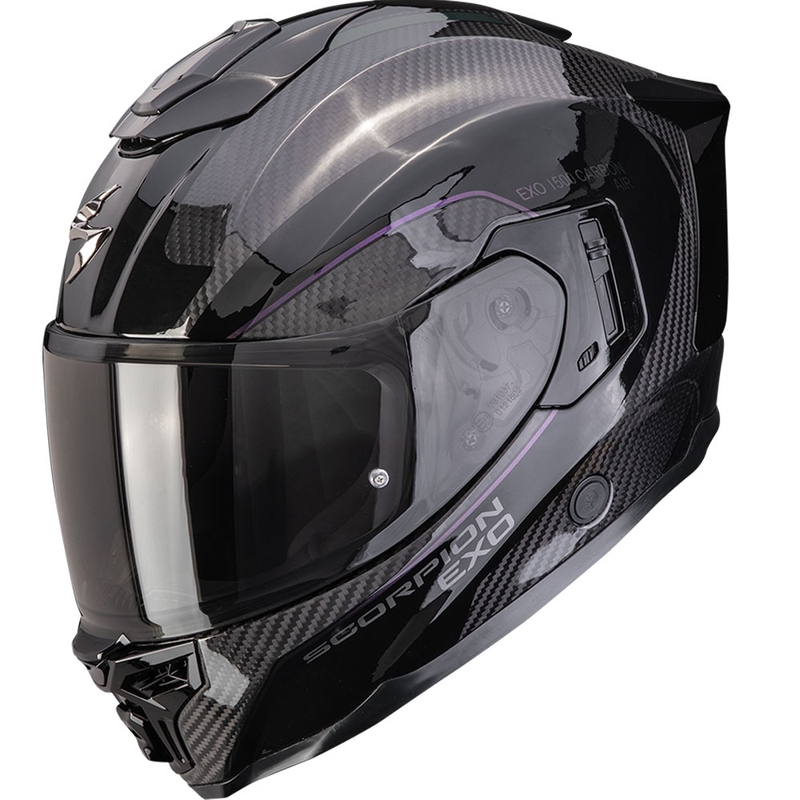 Scorpion EXO-1500 Carbon Air Mundi Integralhelm für Motorräder, Schwarz-Chamäleon
