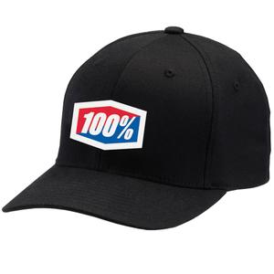 100% Classic Flexfit Cap Schwarz II