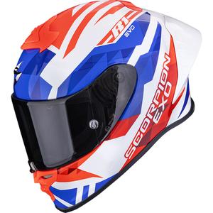 Scorpion EXO-R1 EVO II Air Valere Motorrad Integralhelm weiß-rot-blau