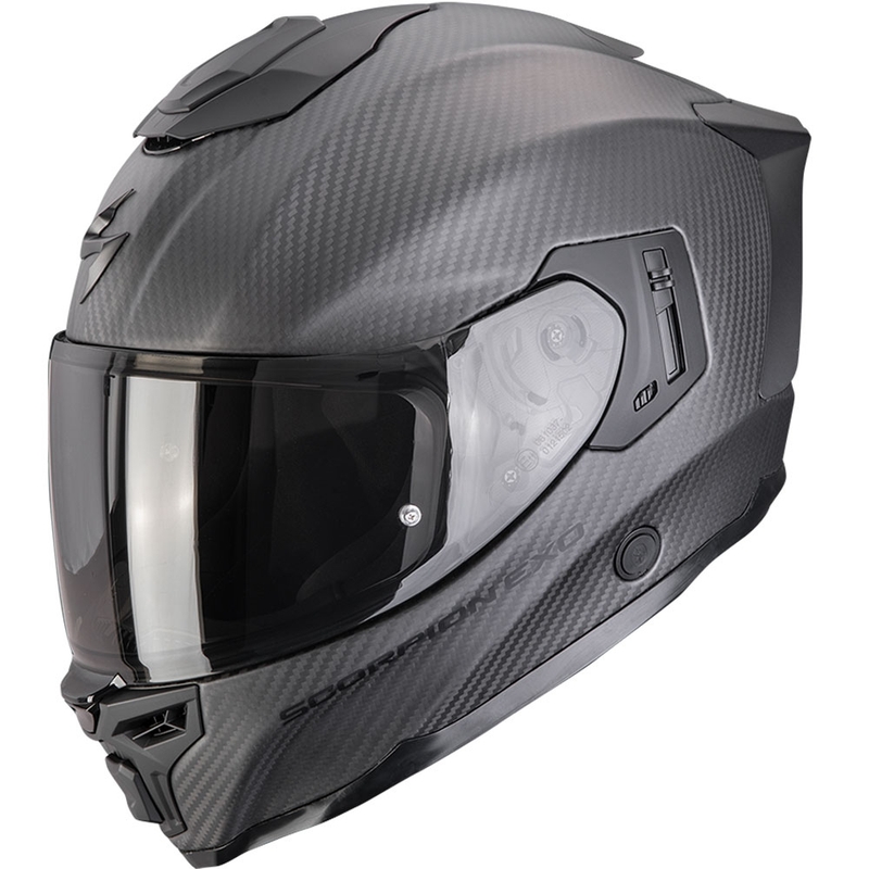 Scorpion EXO-1500 Carbon Air Solid Integralhelm für Motorradfahrer, mattschwarz