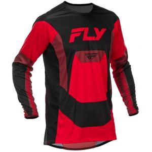 FLY Racing Lite Motocross Trikot schwarz-rot II