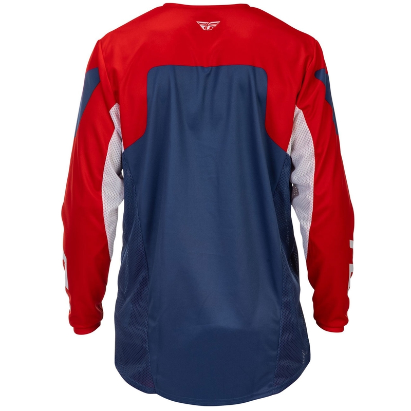 Motocross Trikot FLY Racing Kinetic USA rot-weiß-blau