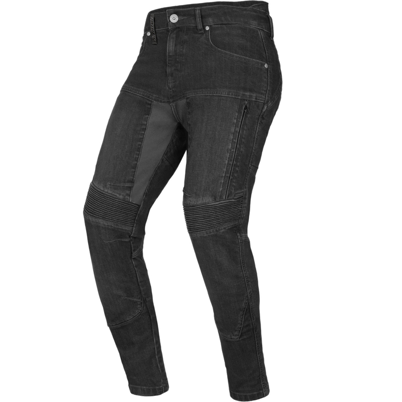 Damen-Motorradjeans Ayrton 505, schwarz