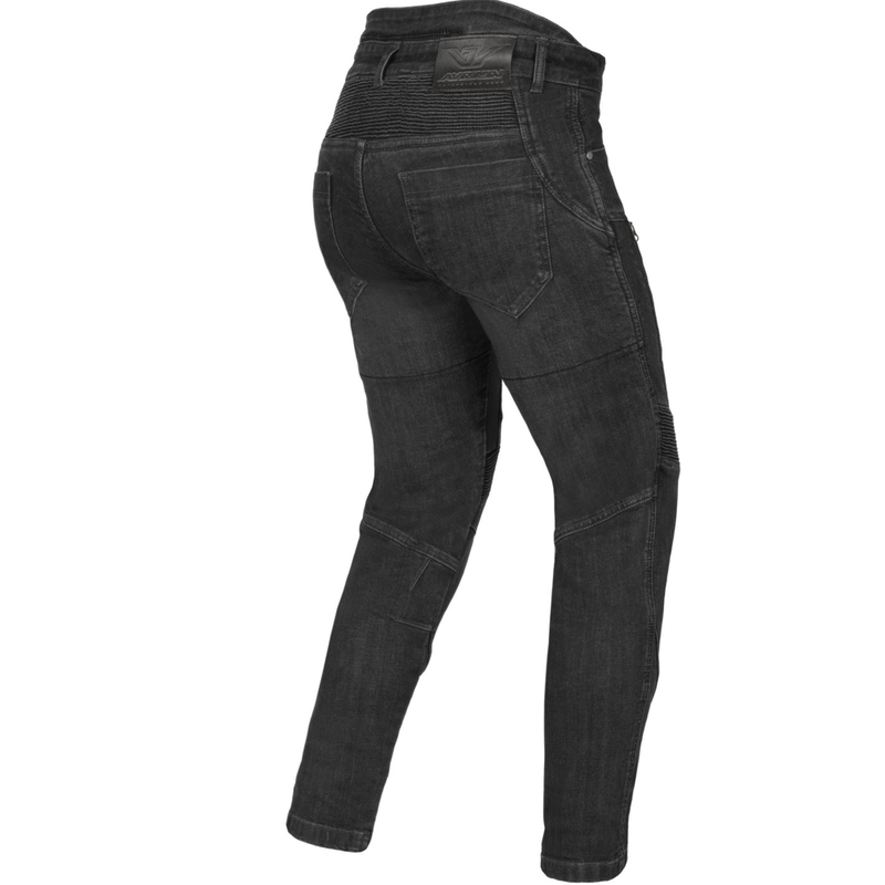 Damen-Motorradjeans Ayrton 505, schwarz