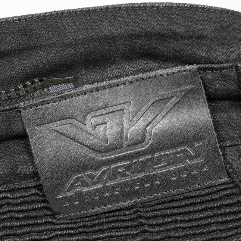 Damen-Motorradjeans Ayrton 505, schwarz