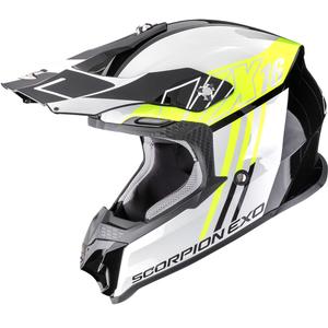 Scorpion VX-16 EVO Air Lignes Motocrosshelm schwarz-fluogelb