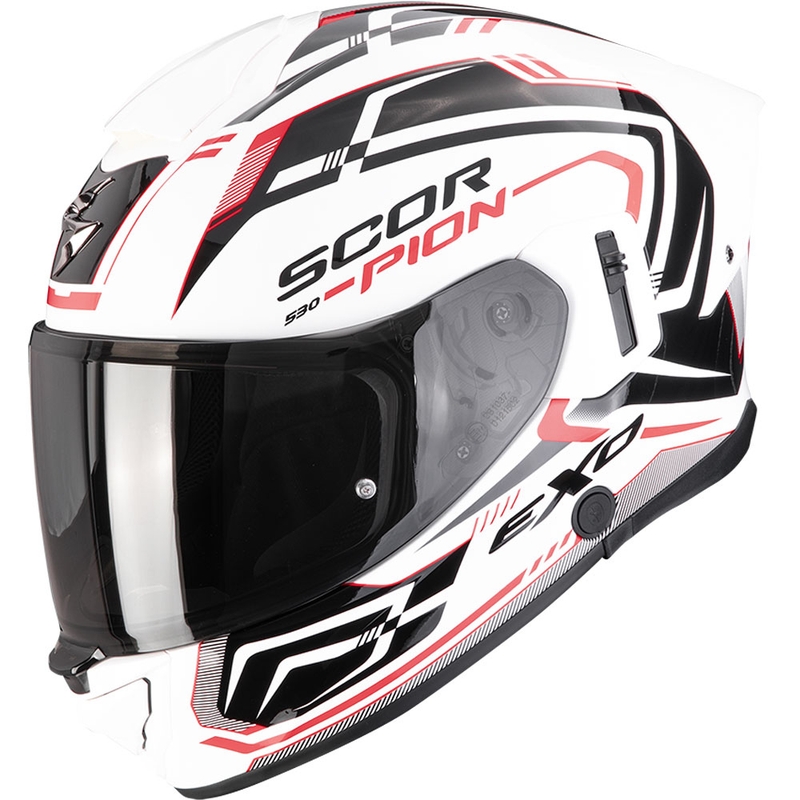 Scorpion EXO-530 Air Slope Motorrad Integralhelm weiß-schwarz-rot