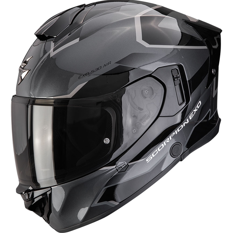 Scorpion EXO-530 Air Clip Motorrad Integralhelm silber-schwarz