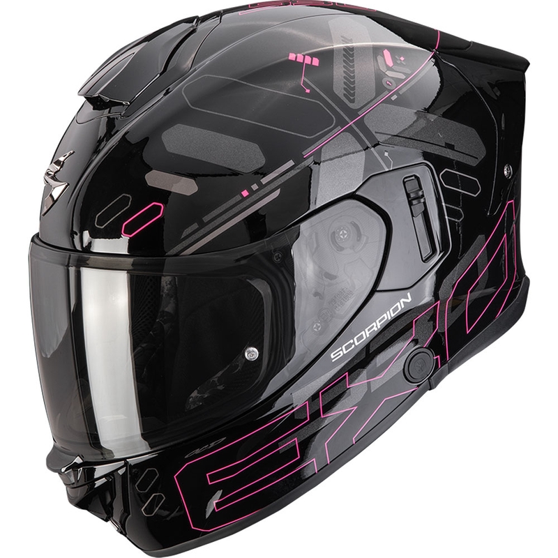 Scorpion EXO-530 Air Fond Motorrad Integralhelm schwarz-pink