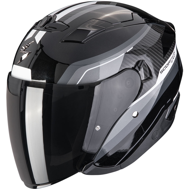 Scorpion EXO-230 Hipe Jethelm schwarz-silber