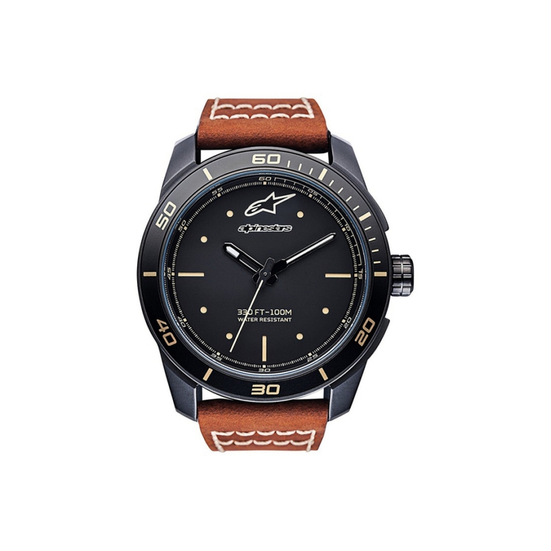 Alpinestars Tech Heritage schwarz matte Uhr
