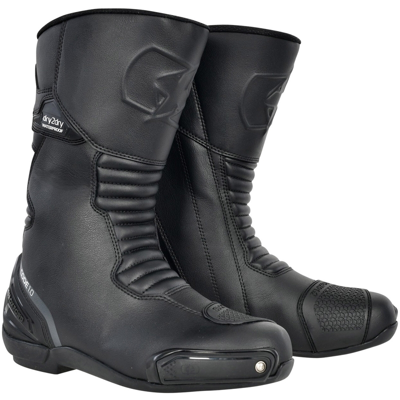 Oxford Code 1.0 D2D Motorradstiefel Schwarz
