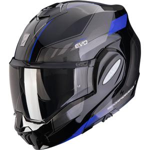 Scorpion EXO-TECH EVO Socius Motorrad-Klapphelm schwarz-blau