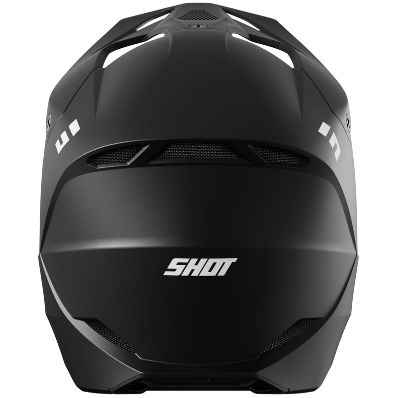 Motocross-Helm Shot Furious Solid mattschwarz