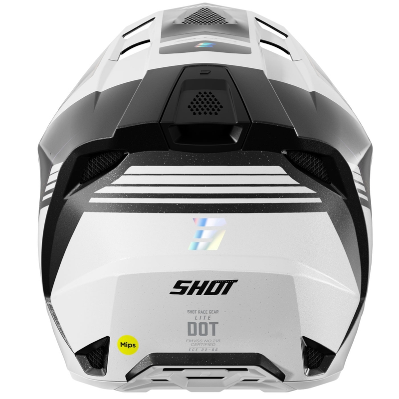 Motocross-Helm Shot Lite S10 holographic pearl