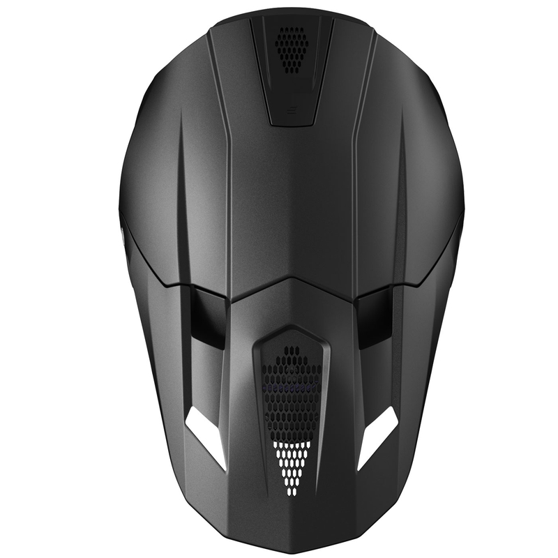 Motocross-Helm Shot Lite Solid mattschwarz