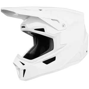 Motocross Helm Shot Lite Solid glänzend weiß