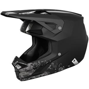 Motocross-Helm Shot Speed Battle mattschwarz