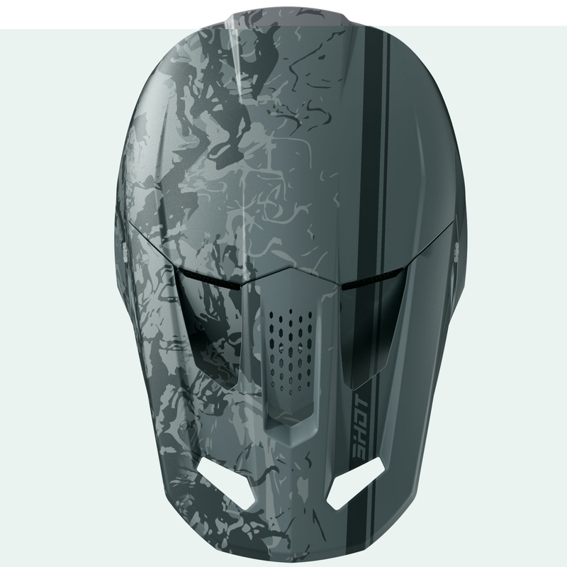 Motocross-Helm Shot Speed Battle mattgrau