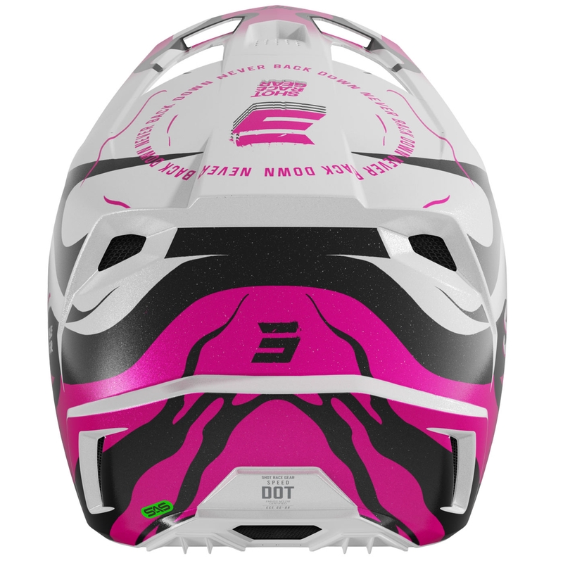 Shot Speed Beast Motocrosshelm Perlrosa