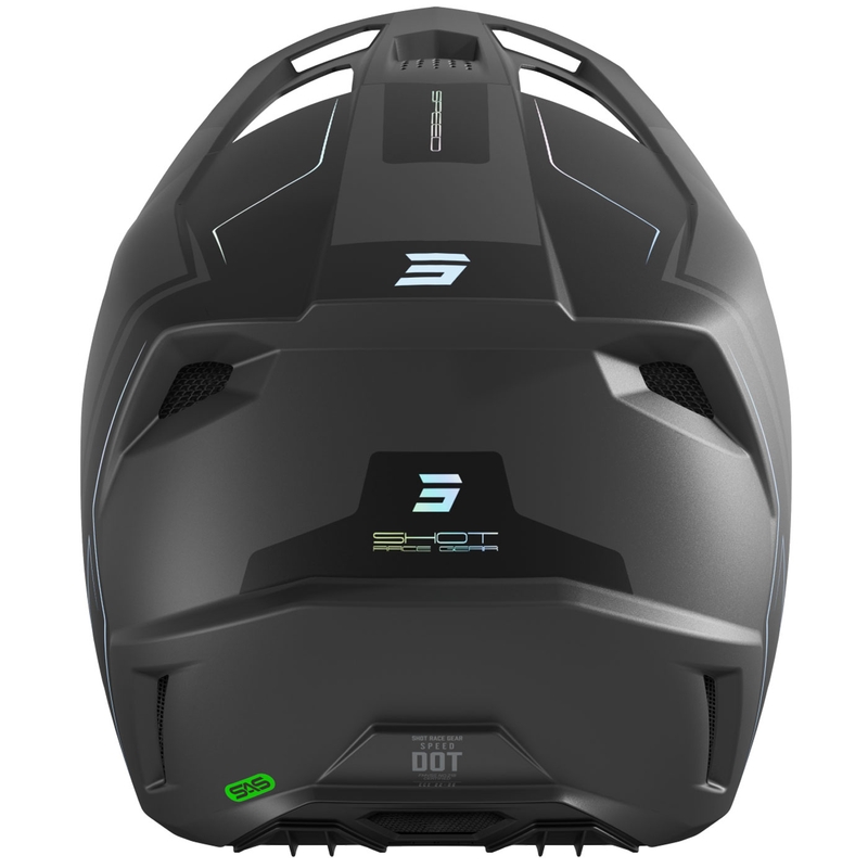 Motocross-Helm Shot Speed Fury mattgrau