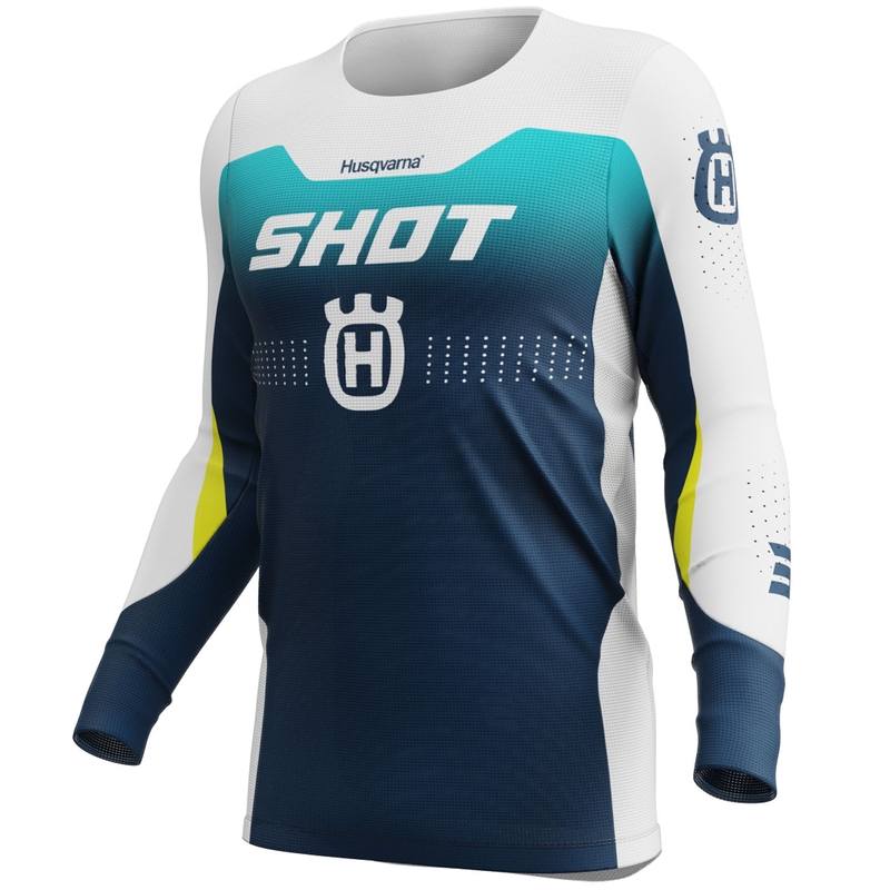 Motocross-Trikot Shot Aerolite HVA 26 blau