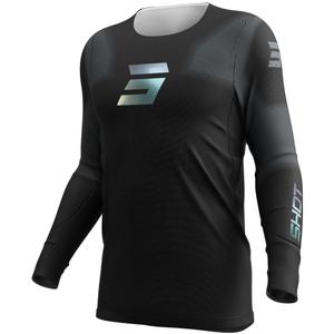 Shot Aerolite Space Motocross-Trikot schwarz