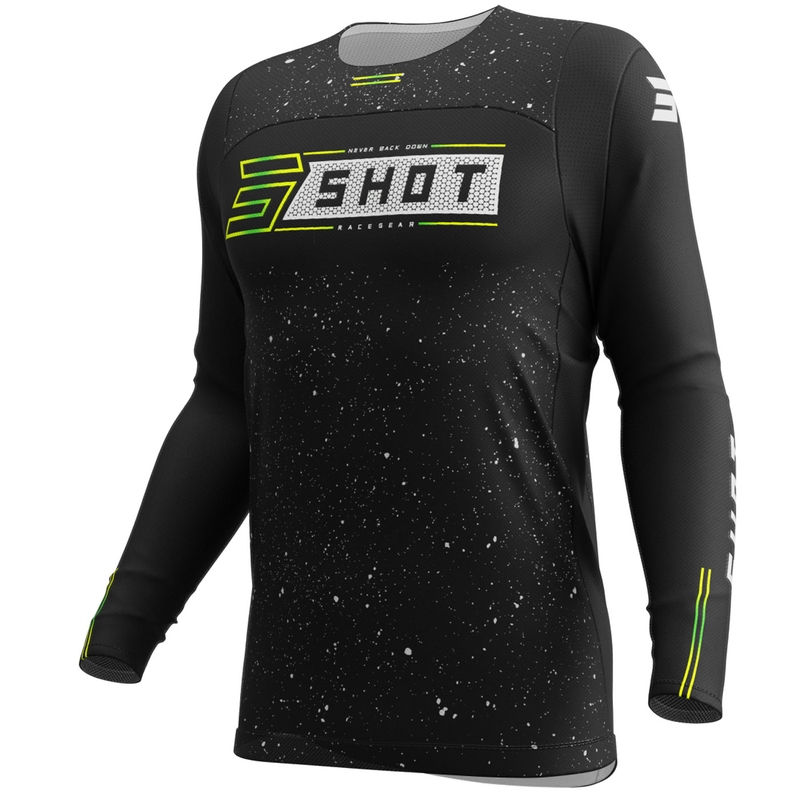 Shot Contact Art Motocross-Trikot schwarz