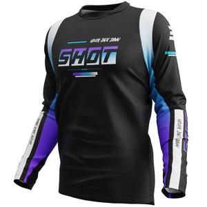 Shot Devo Block Motocross-Trikot lila