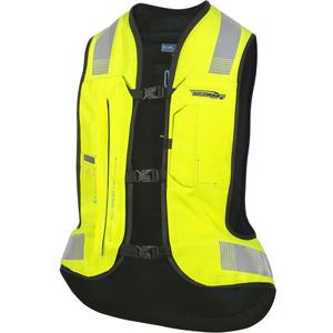 Elektronische Airbagweste HELITE e-Turtle fluo gelb