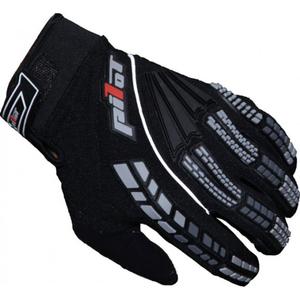 MX Motorradhandschuhe Pilot schwarz