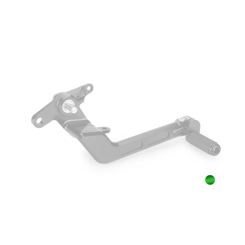 Brake foot pedal PUIG grün adjustable