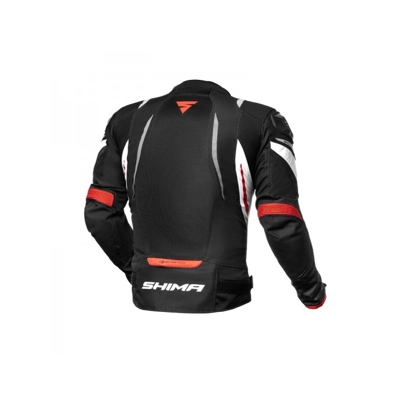 Shima Mesh Pro Schwarz und Rot Motorrad Jacke