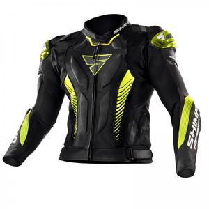 Motorradjacke Shima Apex schwarz-fluorgelb