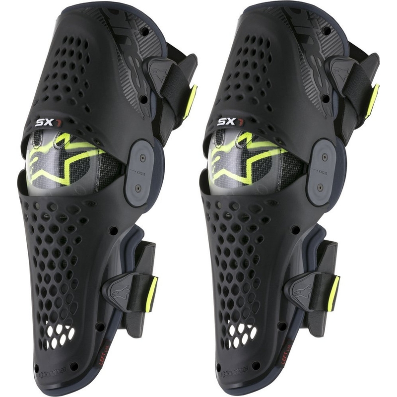 Knieschoner Alpinestars SX-1 anthrazit-fluo gelb