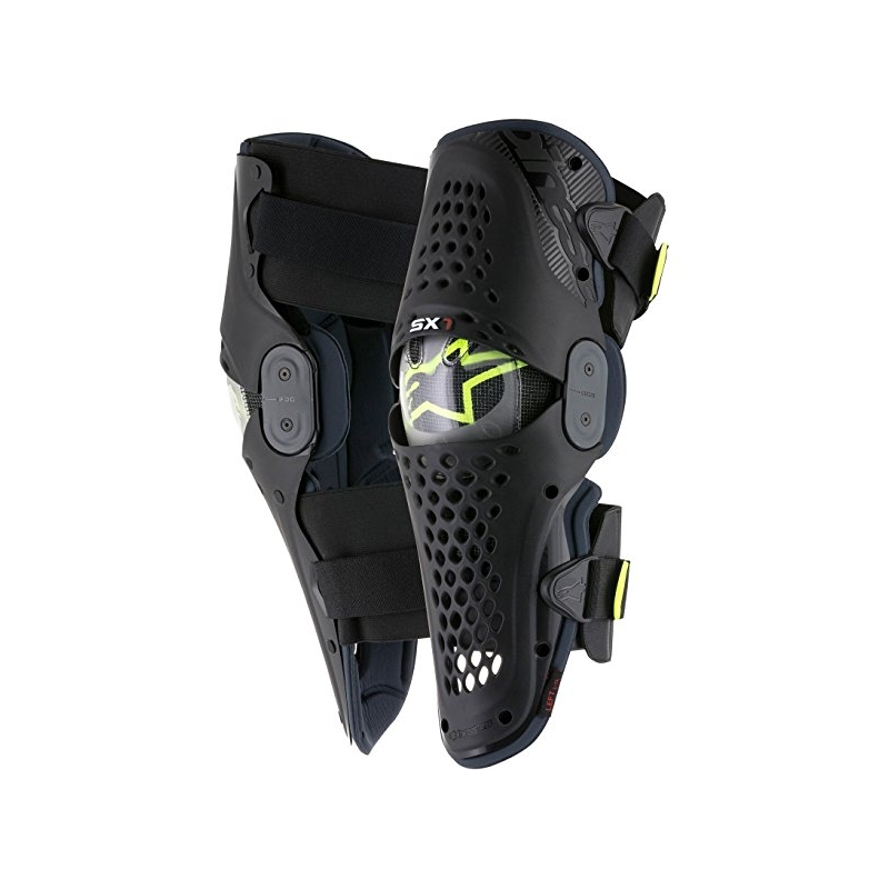 Knieschoner Alpinestars SX-1 anthrazit-fluo gelb
