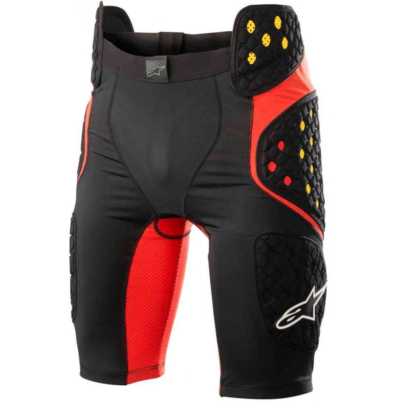 Alpinestars Sequence Pro schwarz-rot-fluo gelb Shorts