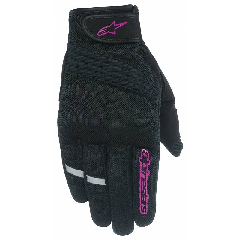Alpinestars Stella Asama Air Damen Motorradhandschuhe Schwarz und Lila