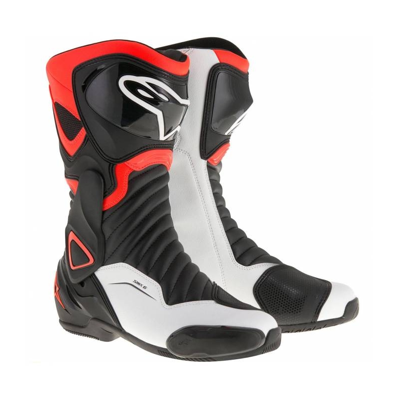 Alpinetars S-MX 6 Motorradstiefel schwarz, weiß und rot