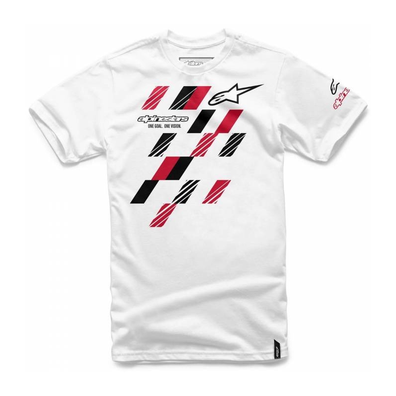 T-shirt Alpinestars GP Class weiß-rot-schwarz